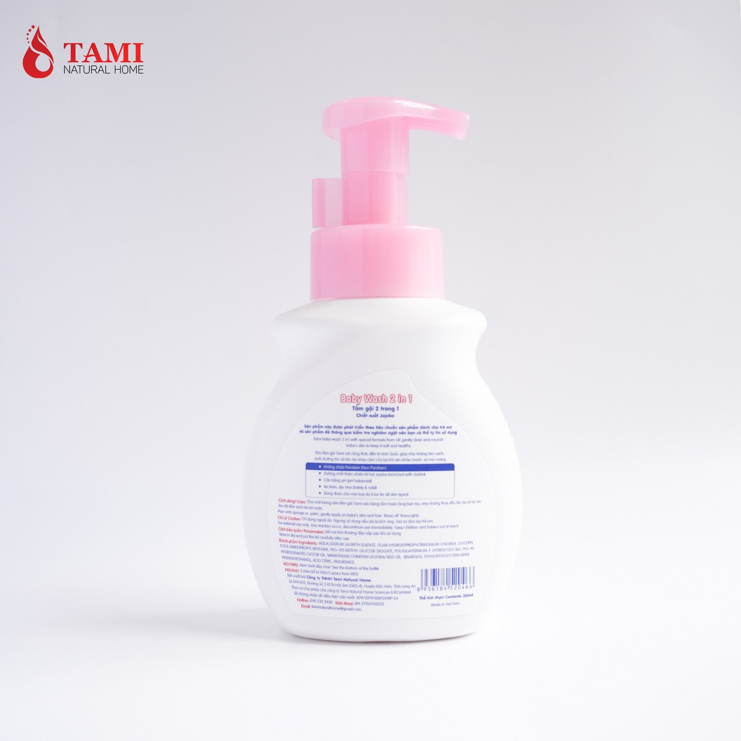 3 Years Shelf Life Non-Harm Kid Skin Gentle Cleaning Refreshing Tmfamil Baby Body Wash Personal Care 2 in 1 Shower Gel