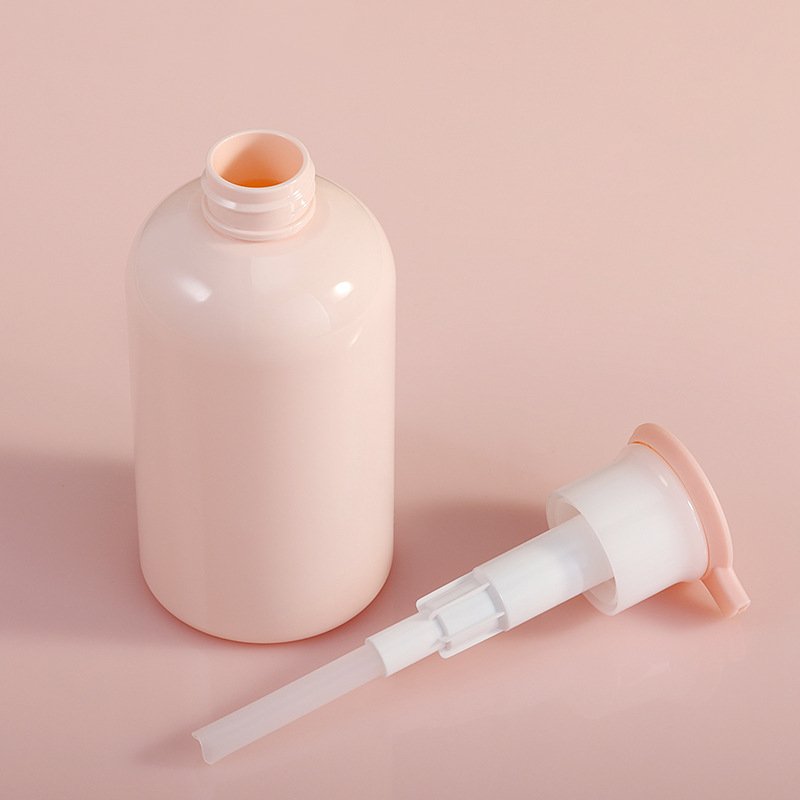 New Pink Yellow Plastic PET Bright 300ml Children's Shower Gel Split Bottle Shampoo Flask