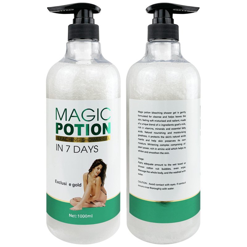 Organic Luxury Private Label Extra White Vitamin C Brightening Whitening Wholesale Body Wash Shower Gel
