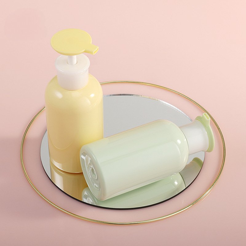 300ml plastic facial cleanser press bottle shower gel body lotion divided into empty bottles