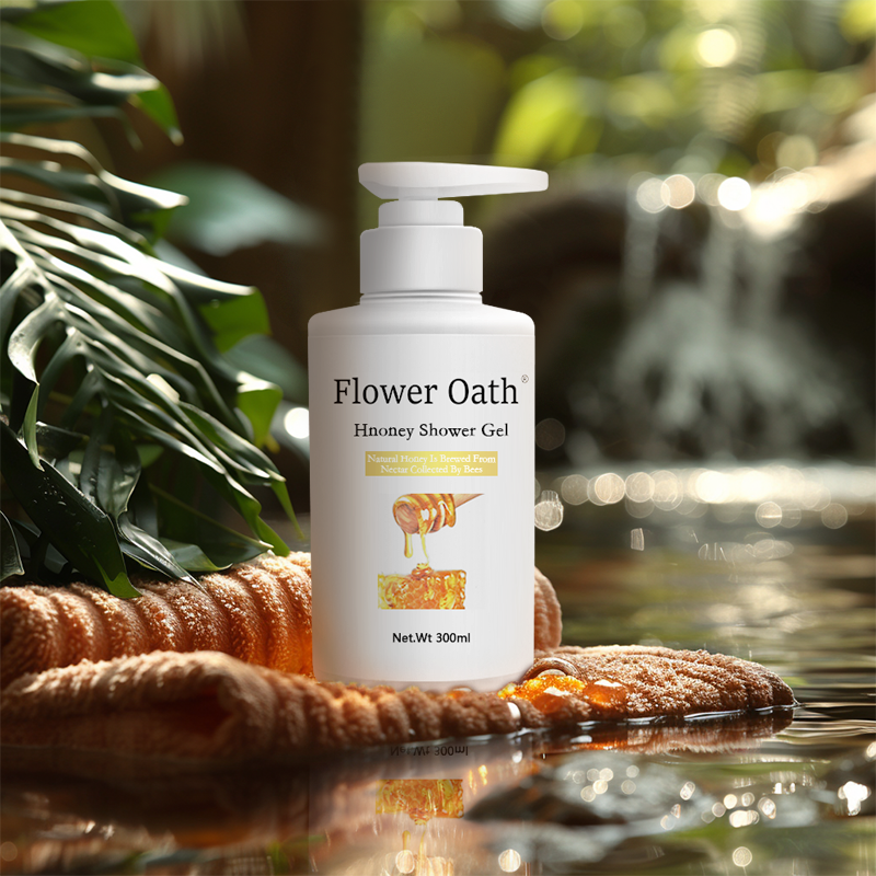 The moisturizing ingredients of honey shower gel protect the skin all over the body and make the skin smooth and delicate.