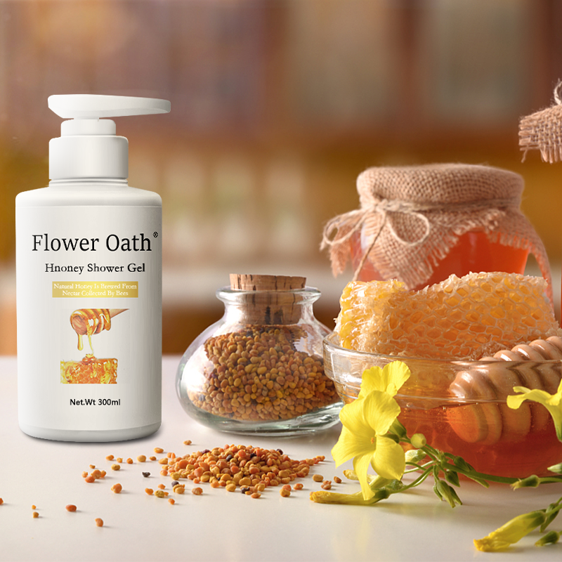 The moisturizing ingredients of honey shower gel protect the skin all over the body and make the skin smooth and delicate.