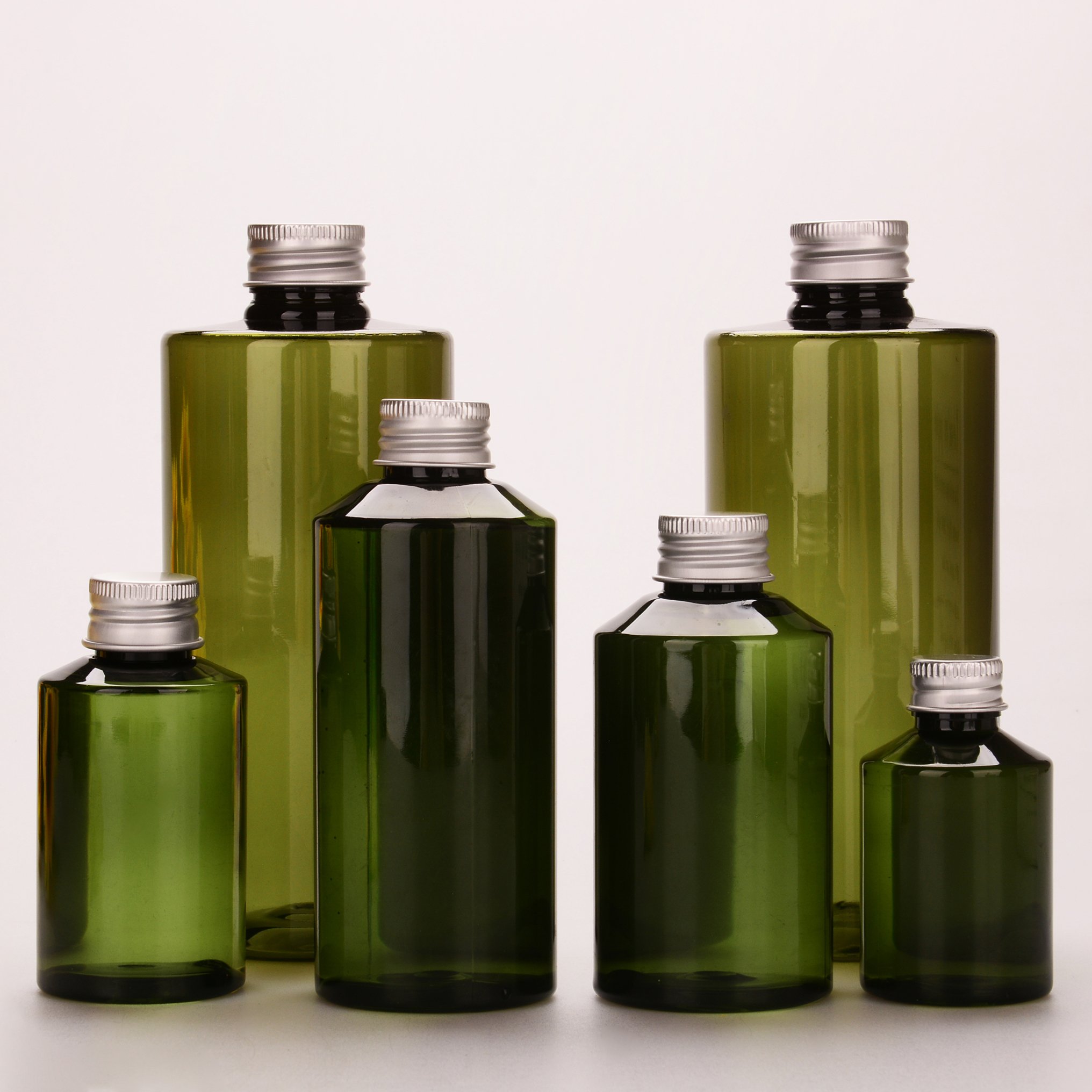 luxury shampoo bottle 100ml 150ml 200ml 500ml shampoo shower gel container with plastic dispenser spray pump