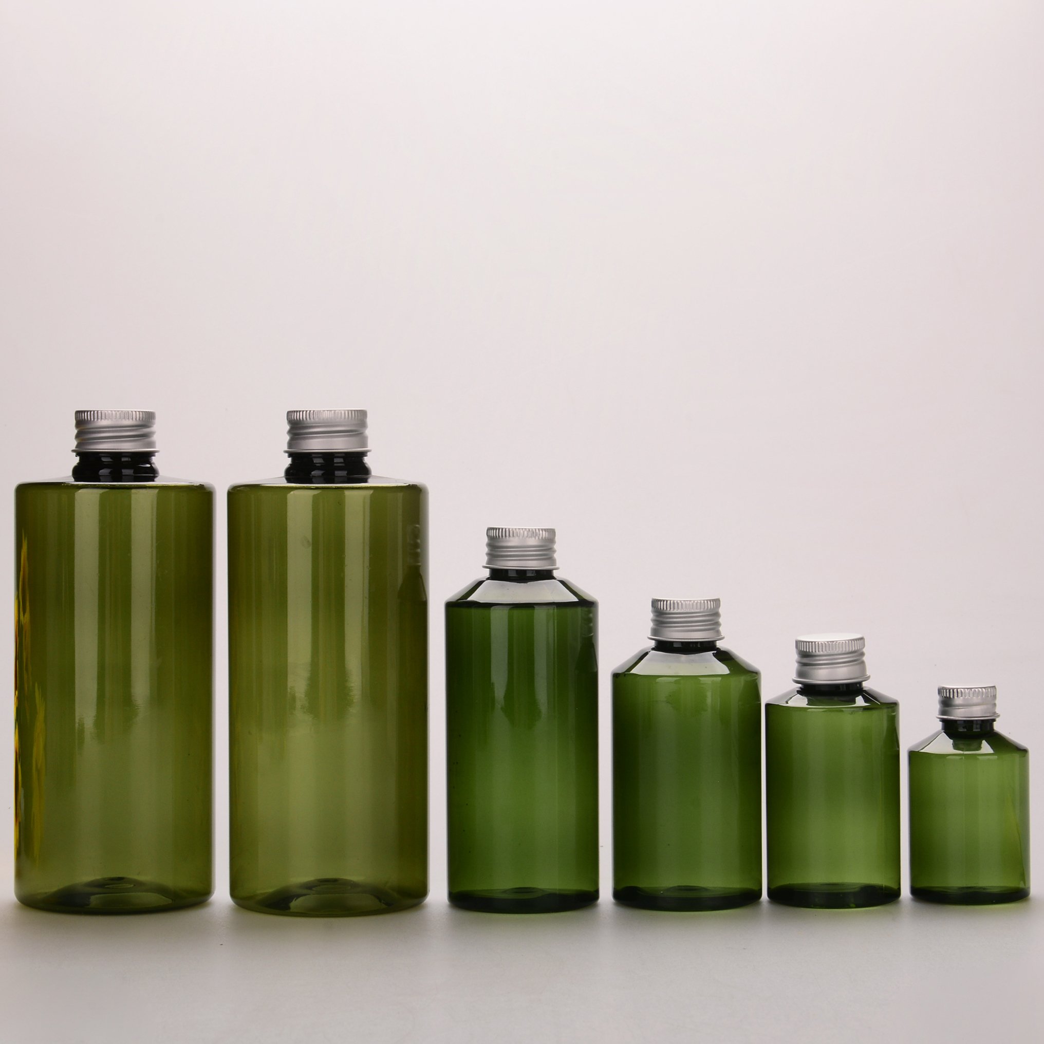 luxury shampoo bottle 100ml 150ml 200ml 500ml shampoo shower gel container with plastic dispenser spray pump