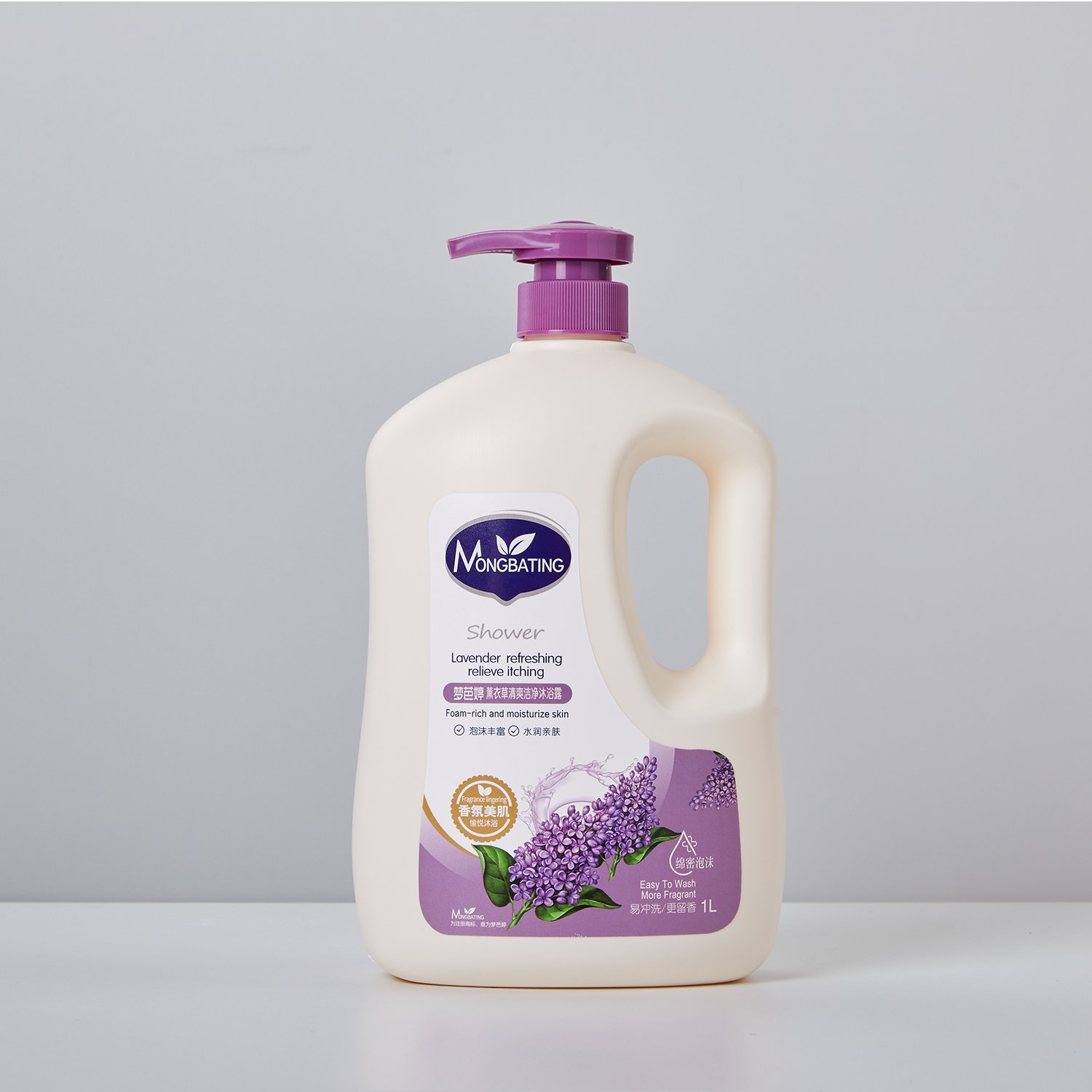 2L Lavender Refreshing Daily Shower Gel Foam Moisturizing Skin Coconut Honey Aloe Lemon Shea Butter Scents Herbal 500ml 1000ml