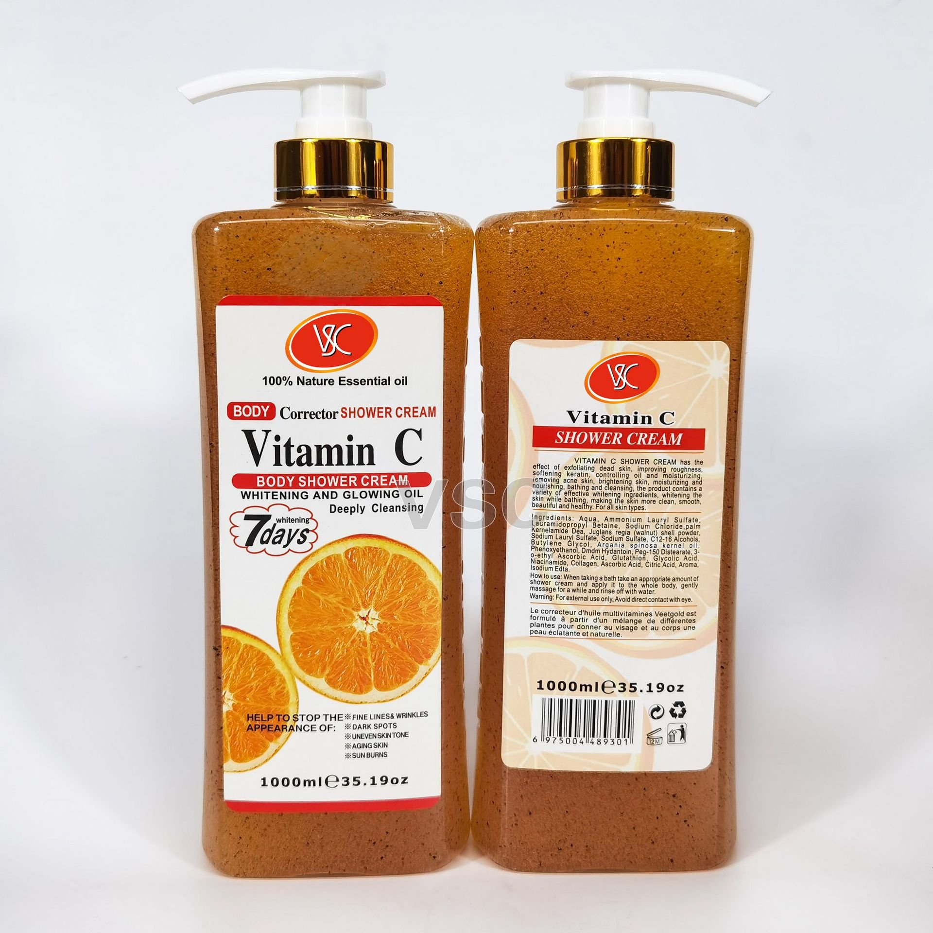 Wholesale Hot Sell Shower Gel Body Wash Scrub Exfoliating Whitening Nourishing Skin Hydrating Refresh Body Care