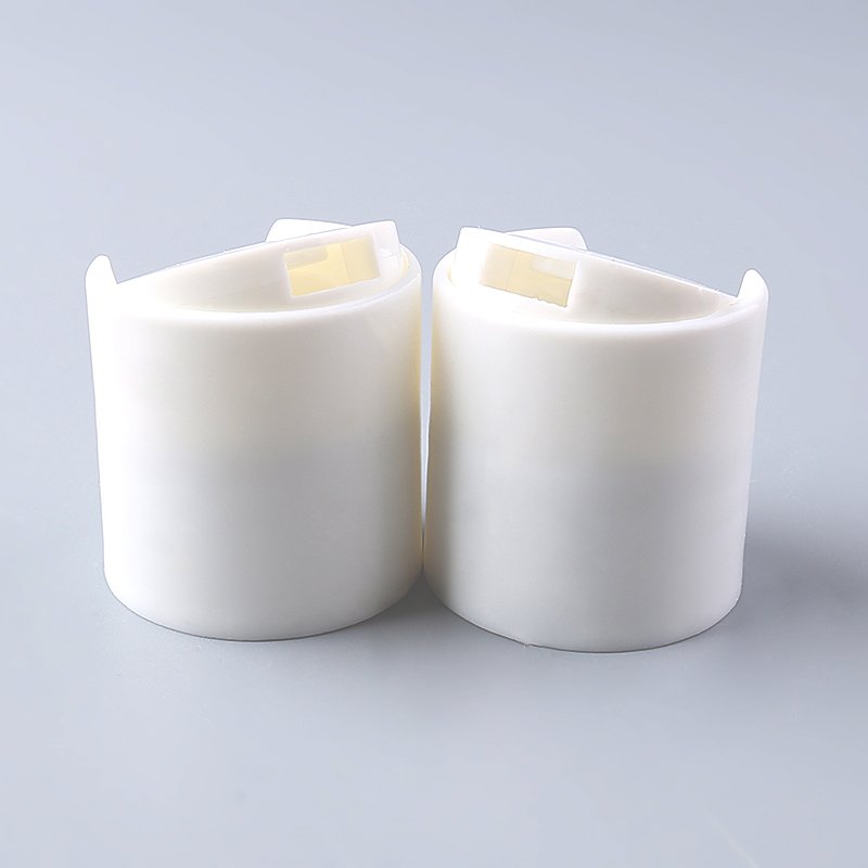 Plastic Shower Gel Cover Black 28mm 24mm plastic cap Lotion cosmetics bottle Disc Press Cover