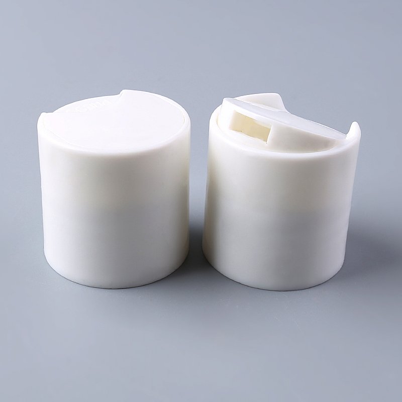 Plastic Shower Gel Cover Black 28mm 24mm plastic cap Lotion cosmetics bottle Disc Press Cover
