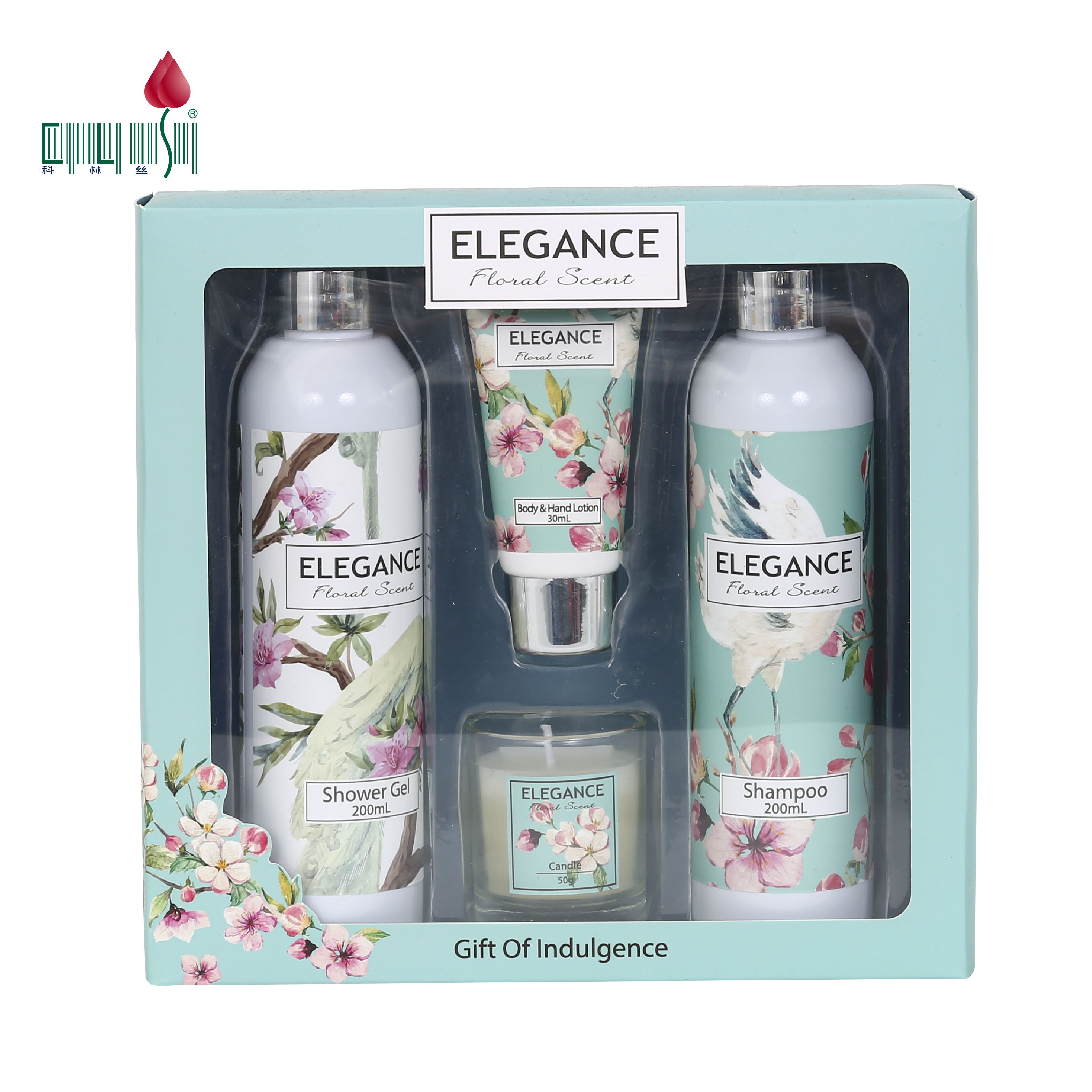 Luxurious Body Spa Bathroom set cosmetic bag Aromatic Shower Gel Body Lotion Bath Gift Set