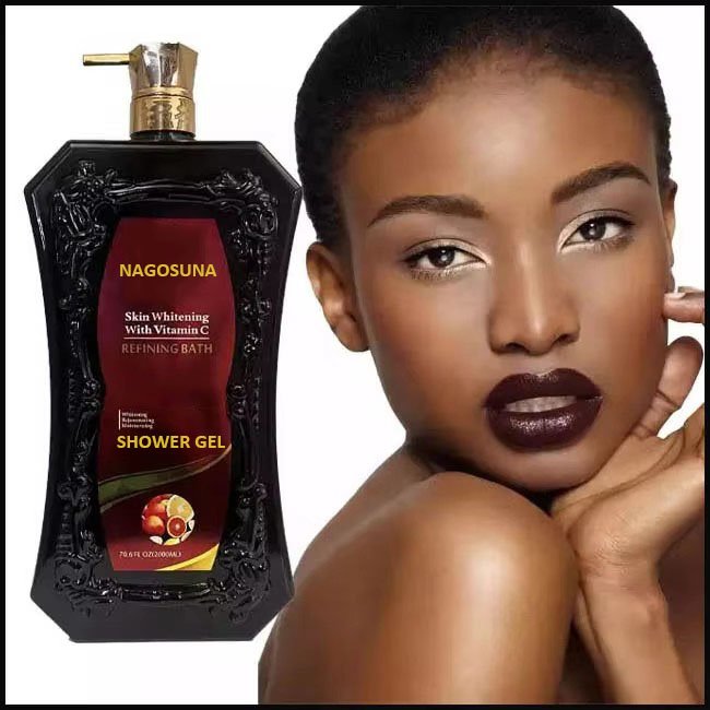 NAGOSUNA High Quality Cheap perfumed shampoo and shower gel Skin Whitening Black Skin