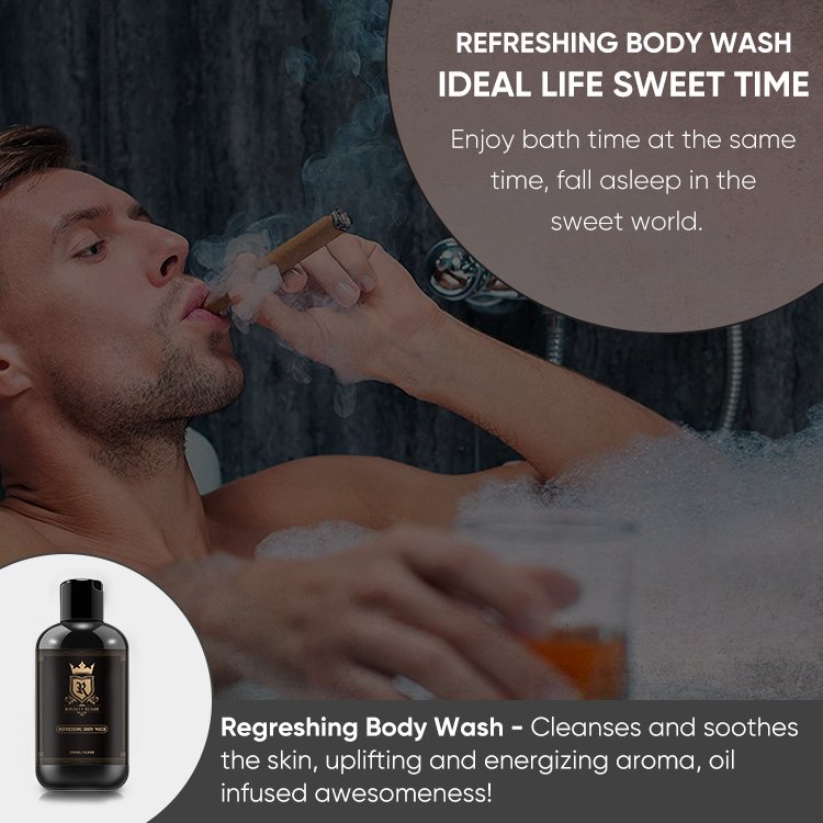 Natural Long-Lasting Hydration Refreshing Men Bodywash Shower Gel Men's Bath Supplies For Fresh Clean Skin