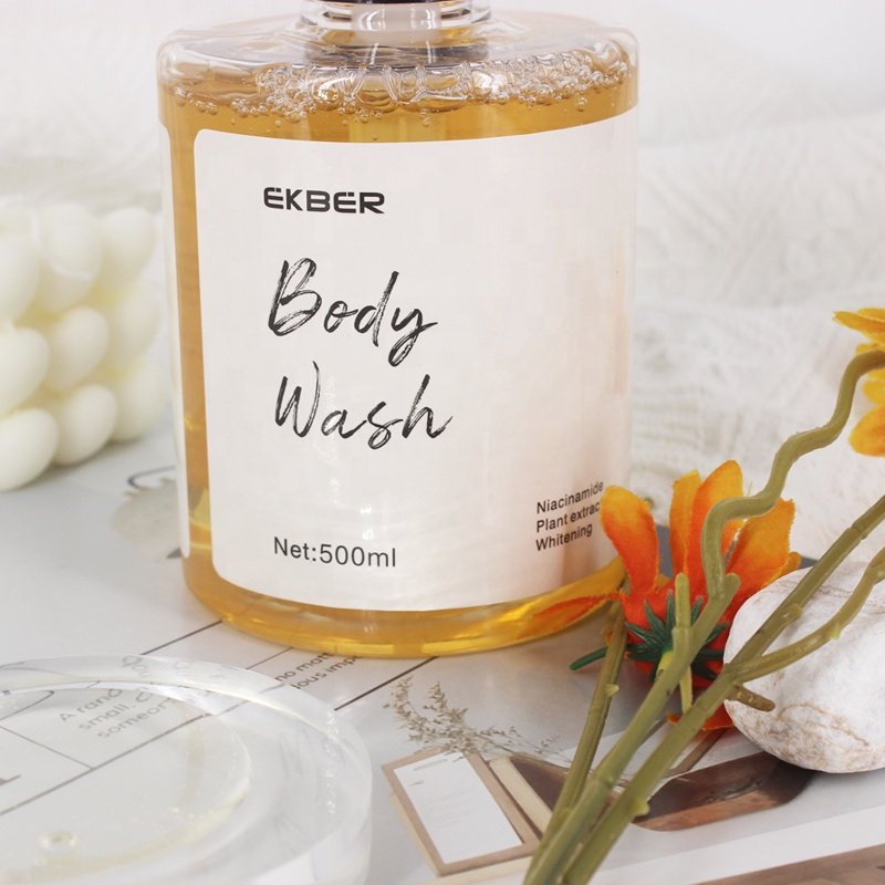 Customize Logo Nicotinamide Lotion Body Wash Shower Gel With Fragrance Shower Gel For Body Wash