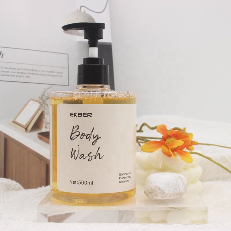 Customize Logo Nicotinamide Lotion Body Wash Shower Gel With Fragrance Shower Gel For Body Wash