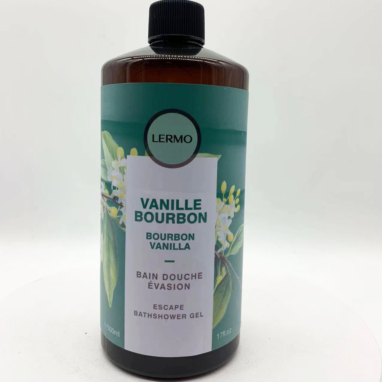 LERMO OEM/ODM Osmanthus scented body wash 500ml refreshing moisturizing home use body wash long lasting fragrance shower gel