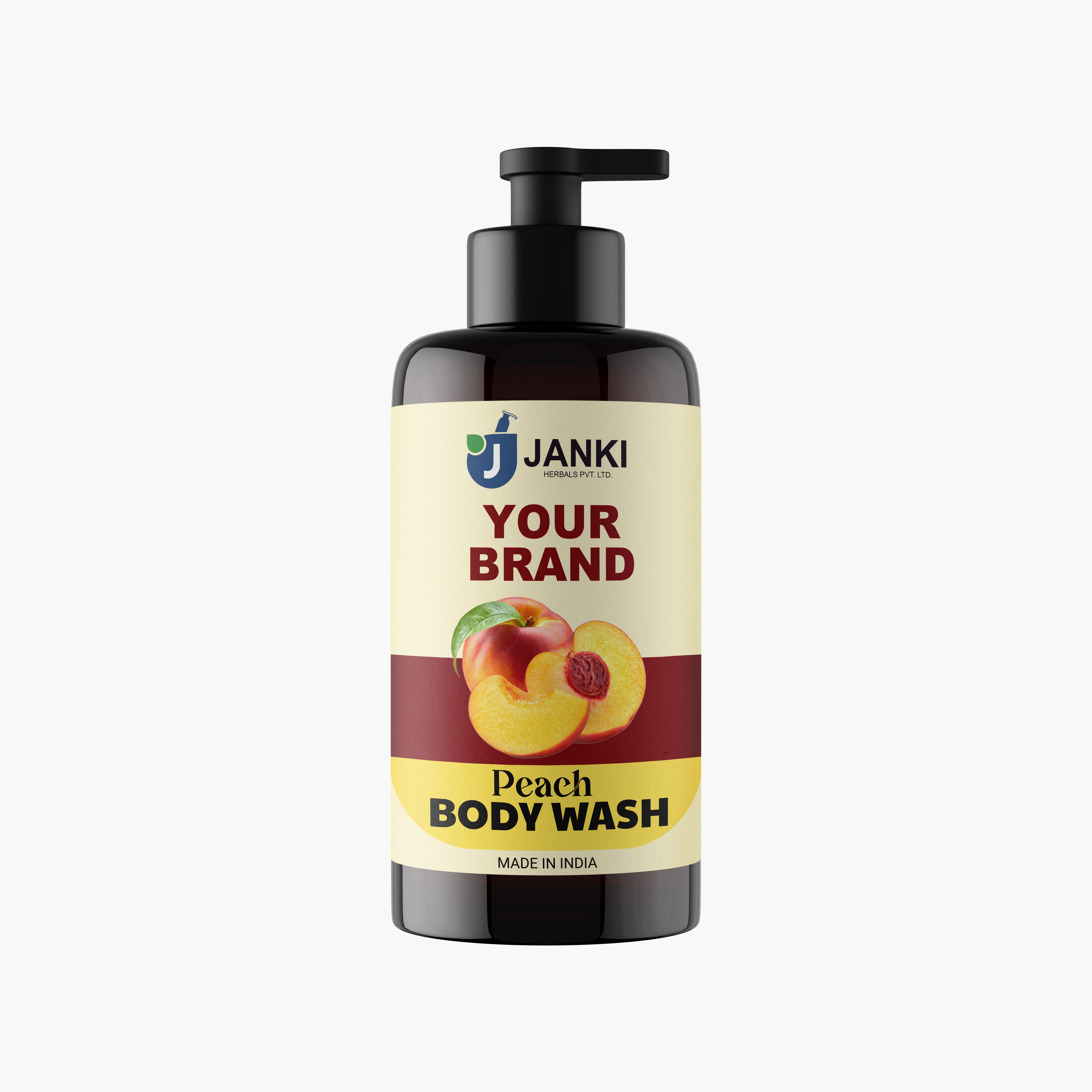 High on Demand Peach Gel Body Wash Strongly Fragrant Indian Exporter and Manufacturer's Shower Gel for Deep Cleaning