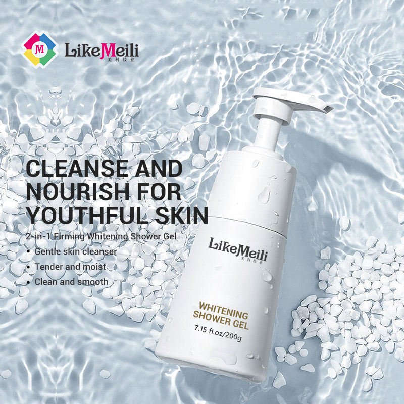 goat milk whitening shower gel wholesale Beauty Skin Glow Firm Whitening Brightening Shower Gel