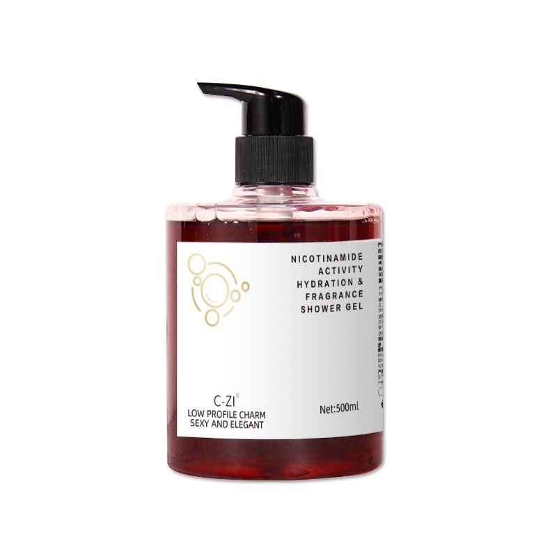Amino acid shower gel green formula whitening shower gel moisturizing easy cleaning foam rich color shower gel spot