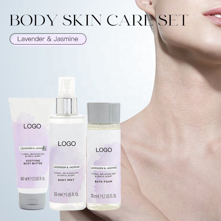 Wholesale Customized Hot Sale Natural Personal Care Bath Cosmetic Body Care Promotional Gift Set for Christmas