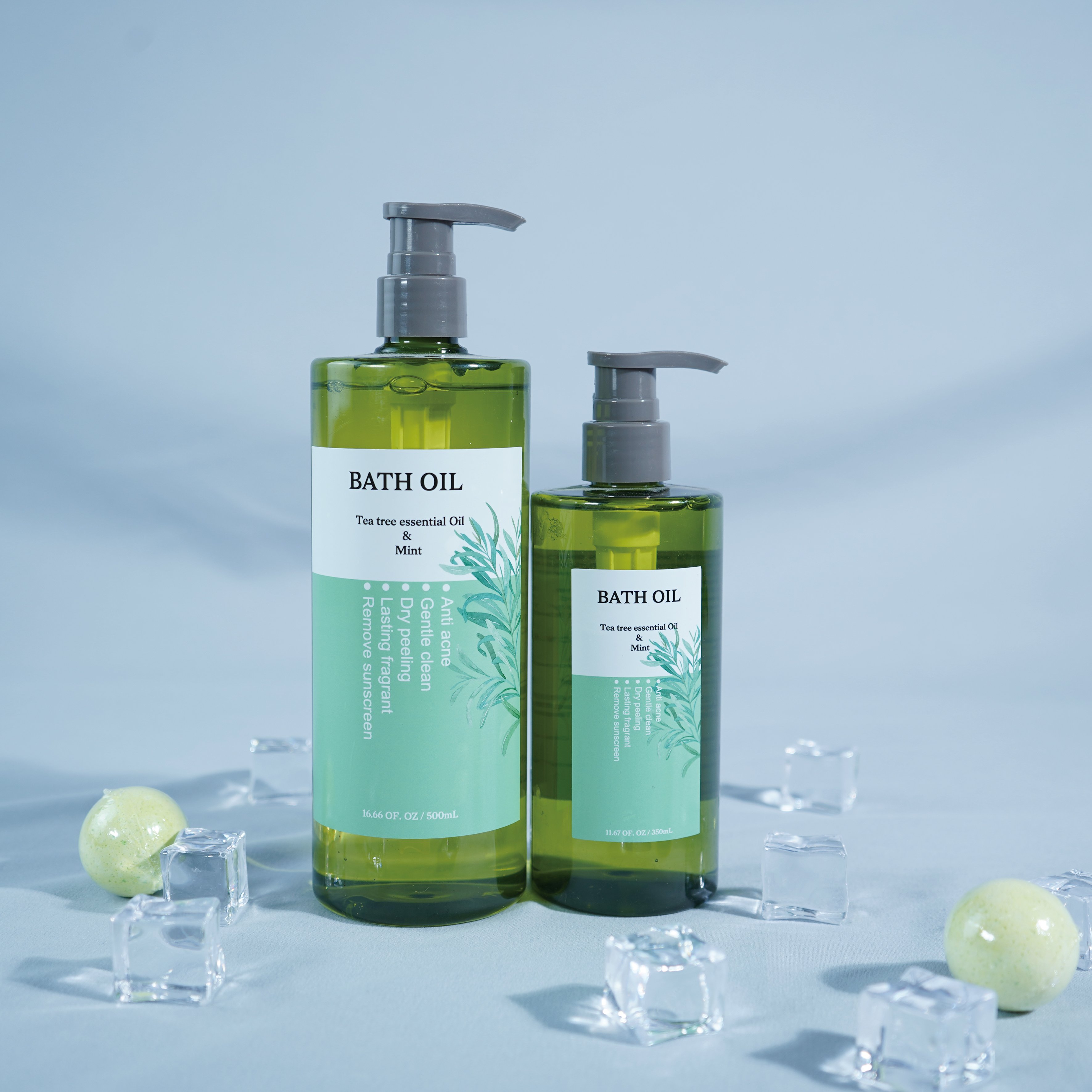 OEM Factory lime mint refreshing bubble shower gel douche 500ml luxury liquid bath soap vegan fruit bodywash for men