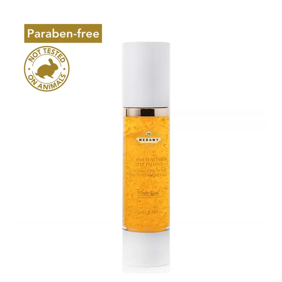 Private Label Dead Skin Removal Cream Skincare Peeling Gel Exfoliate Body Exfoliating Shower Gel 24K Gold Mulit-Vitamin Peeling