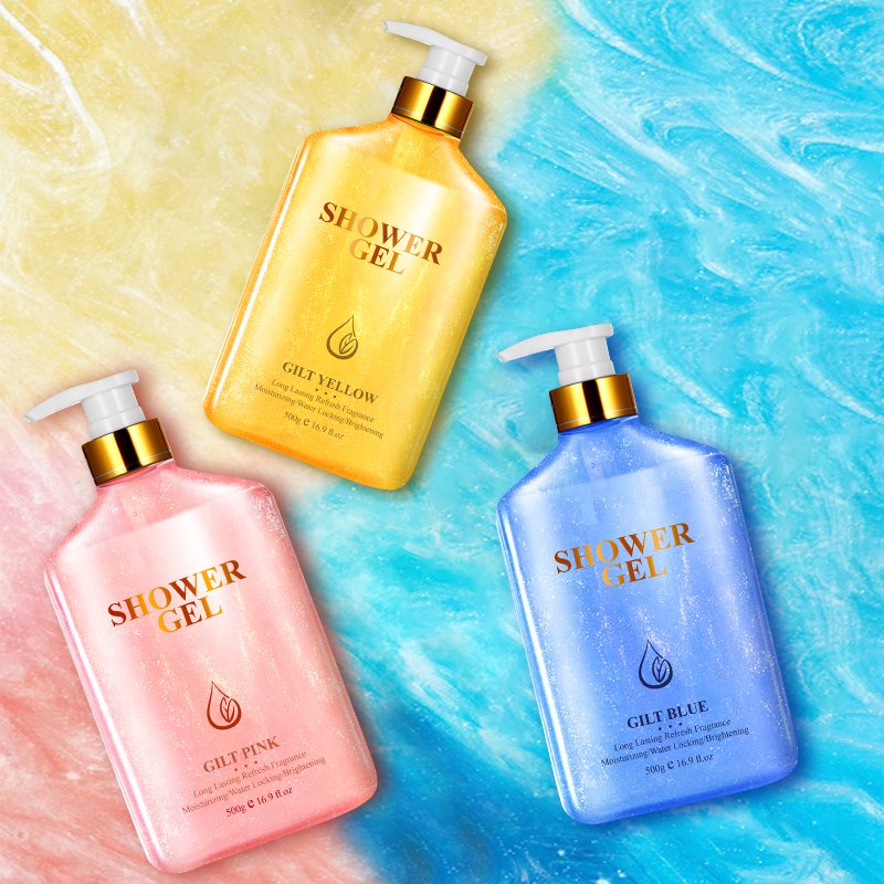 Private Label Organic Body Wash Skin Lighten Perfumes Deep Clean Skin Bath Long Lasting Fragrance Gilt Shower Gel