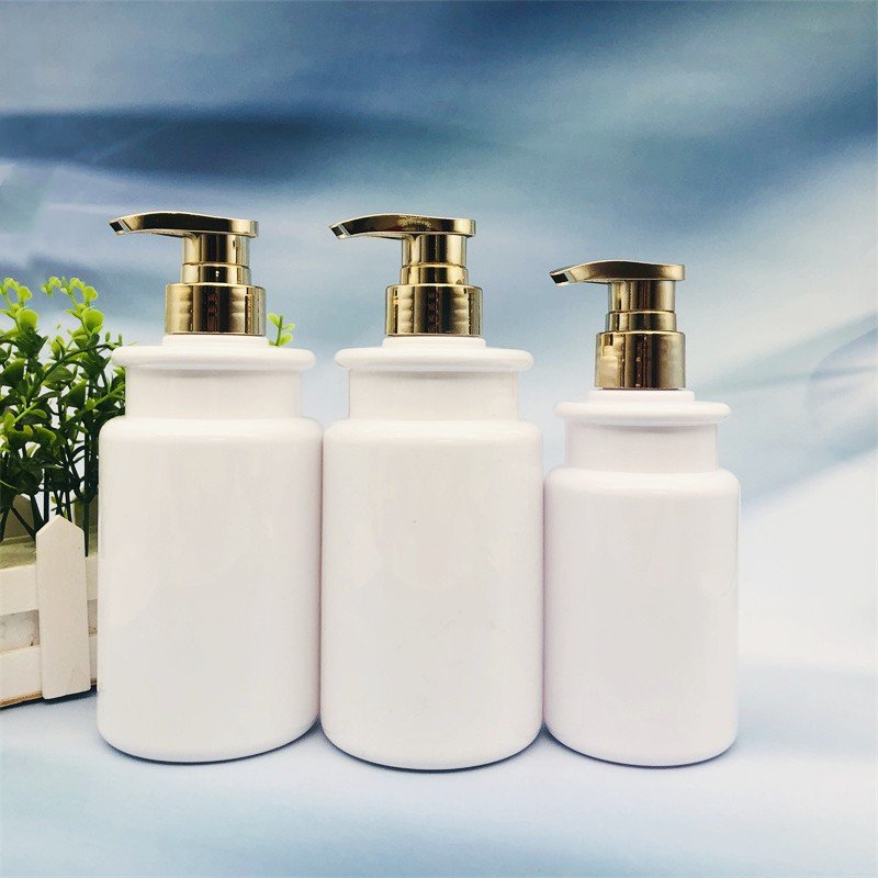 cosmetics packaging containers 16oz 300ml 500ml empty PET plastic shampoo bottle for lotion