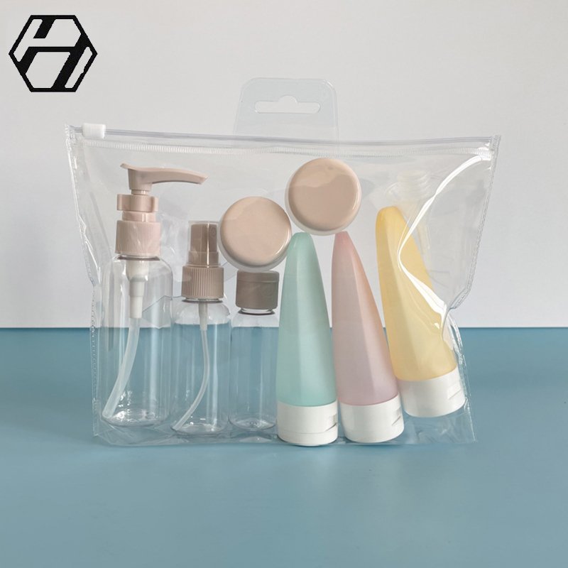 Split Bottling Set Travel Small Empty Bottle Cosmetic Spray Bottle Shower Gel Small Travel eleven-piece Travel Kit Set Bottle