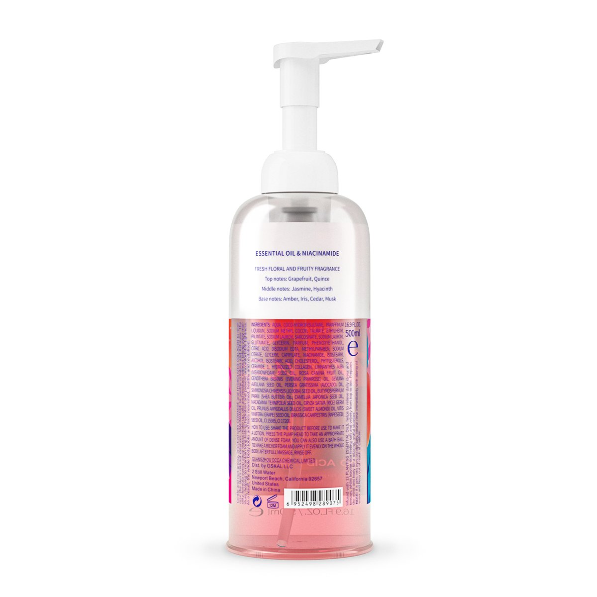 OCCA Custom Cleansing Skin Soothing Moisturizing Body Wash Cleanse Shower Gel