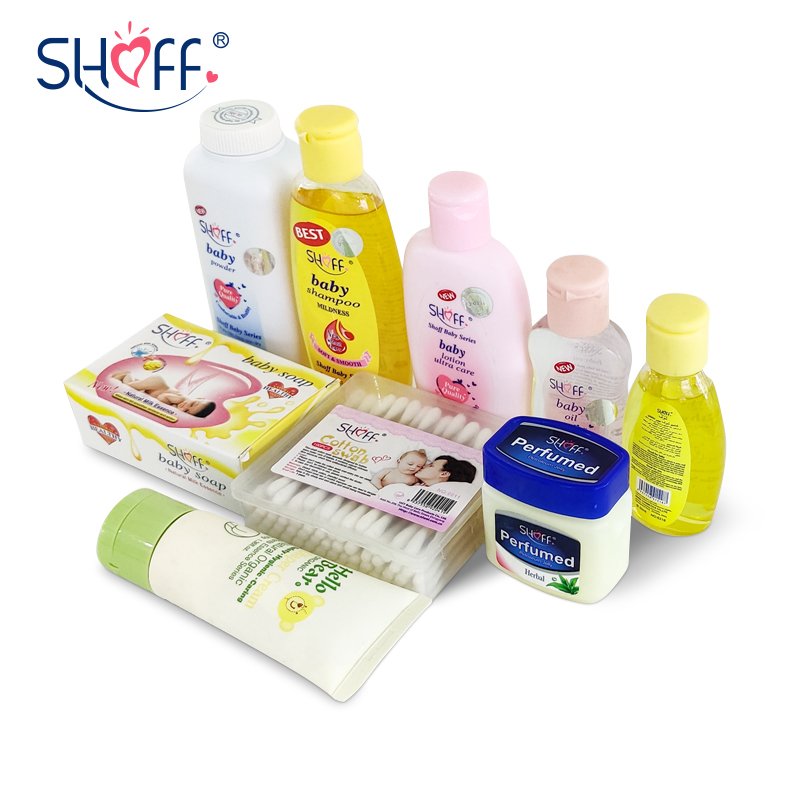 Yozzi Newborn Babi Skin Care Products Wholesale Glowing Kit shower Supplies Shampoo Bath Set Gift Care New Born Baby's Bath Set