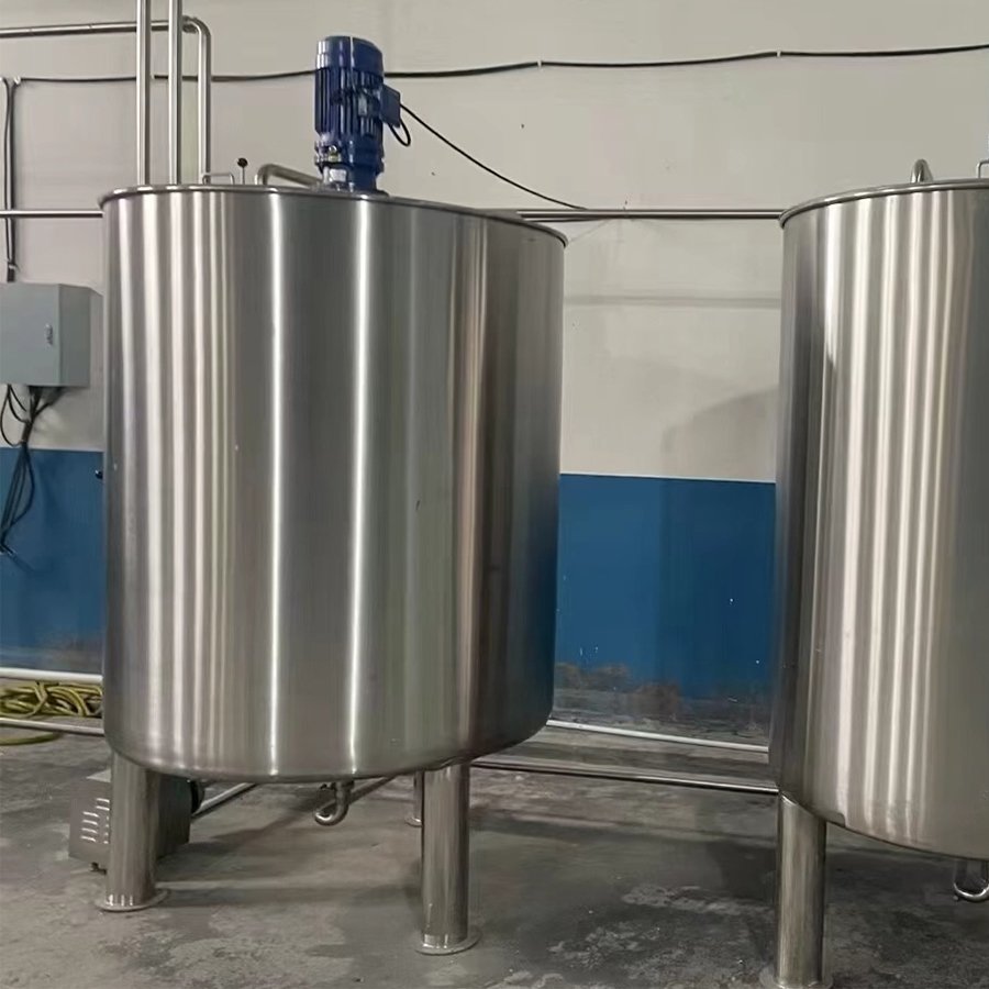 Price Liquid Emulsify Reactor Homogenizer Tank Agitator Electric Steam Heating Mixer Jacketed Stainless Steel Mixing Tank