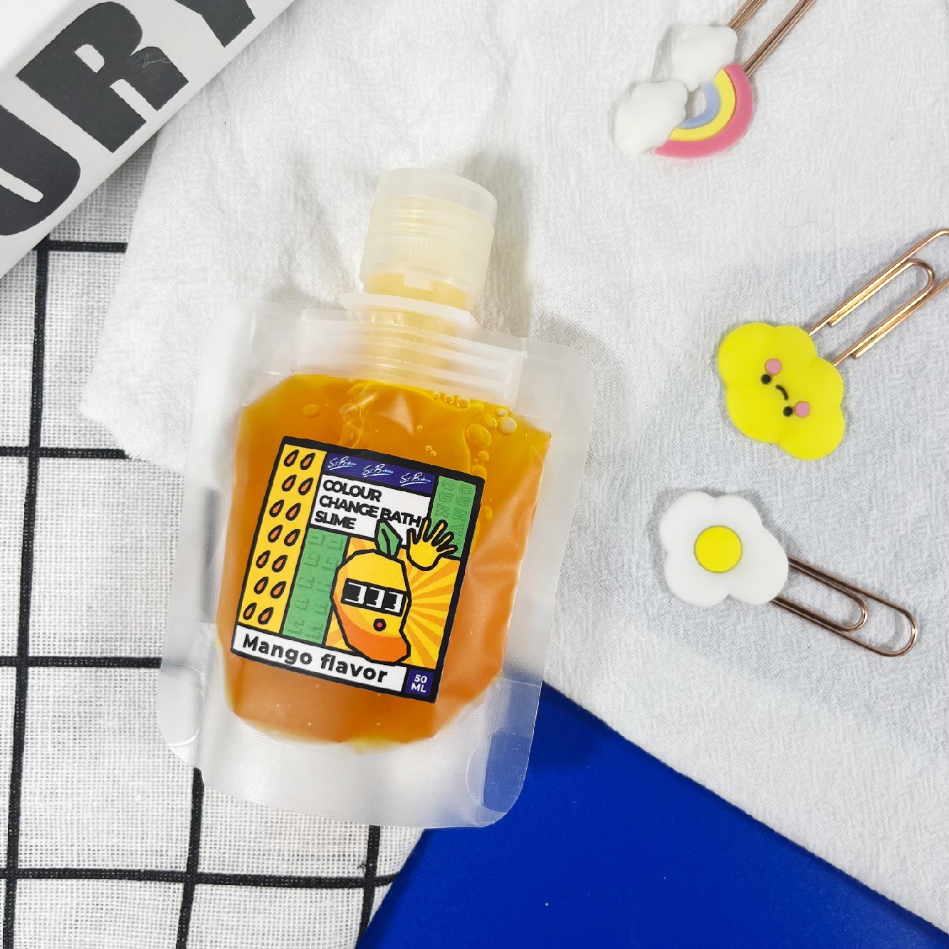 BBC bath slime magnetic clay bath lavender shower gel