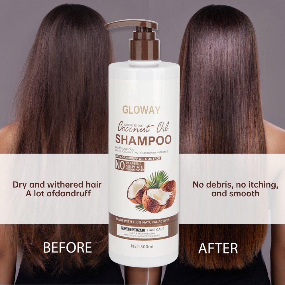 Hot Sell Set Of 3 Shower Gel Hydrating Hair Repair Mask Sulfate-Free Coconut Oil Shampoo Moisturizing Body Wash Bath Set