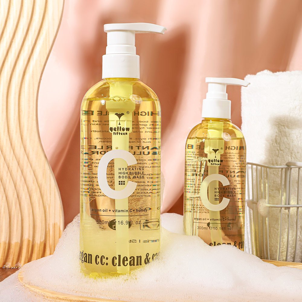 Custom Logo Honey Nourishing Skin Exfoliating Shower Gel wholesale Hydrating Refresh Body Wash White Body Lotions Set for Women