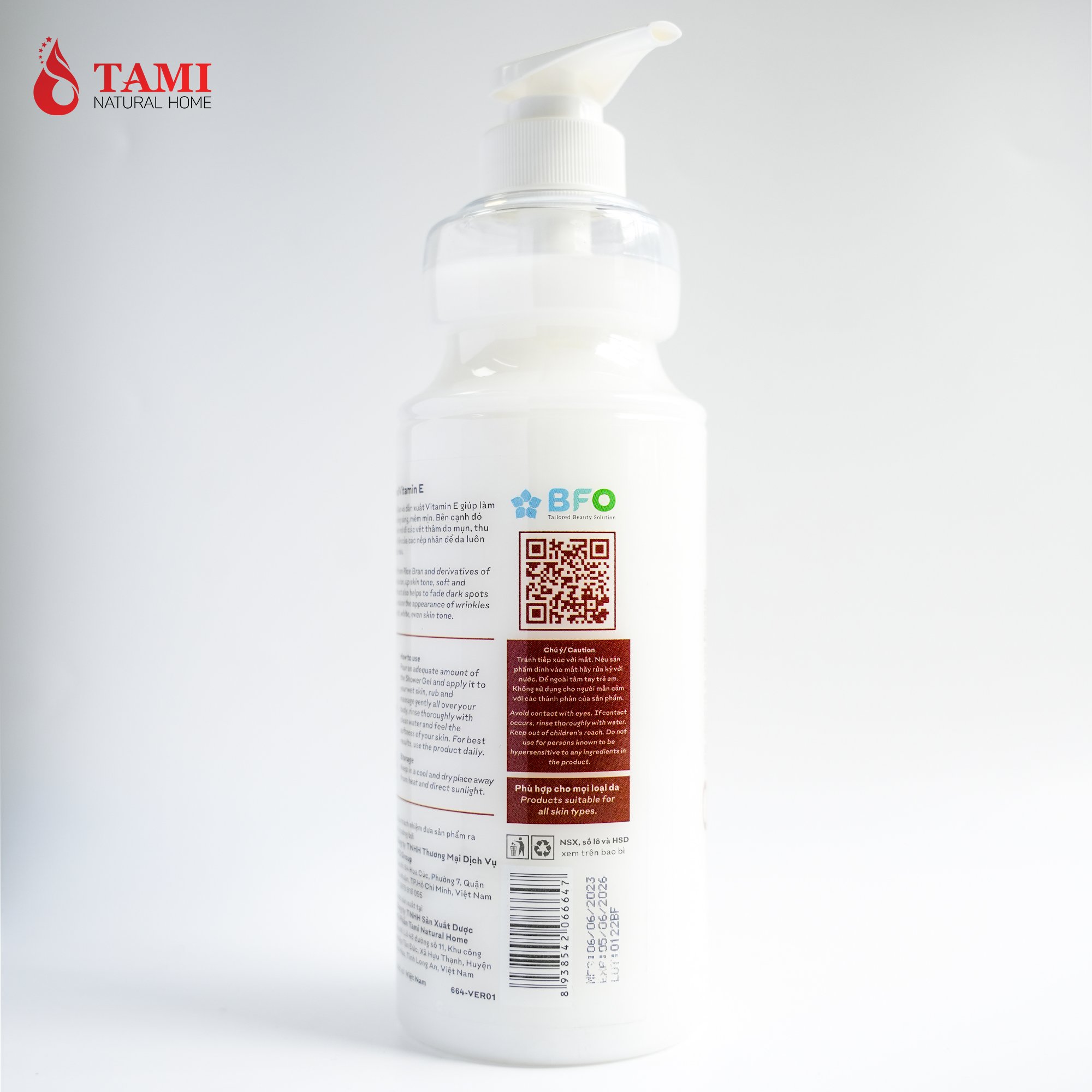 Good Price Body Wash Personal Care Belight - Rice Milk & Vitamin E Shower Gel Refreshing & Bubble Function From Vietnam