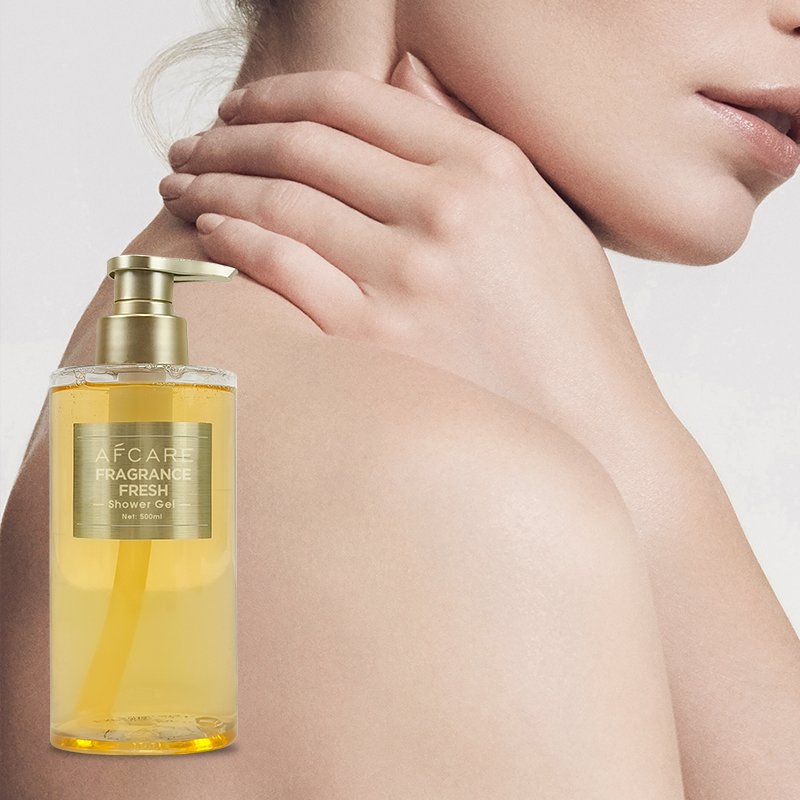 Skin Whitening Shower Gel Cruelty-free Deep Cleansing & Long Lasting Fragrance and Squalane & Rose Shower Gel Private Label