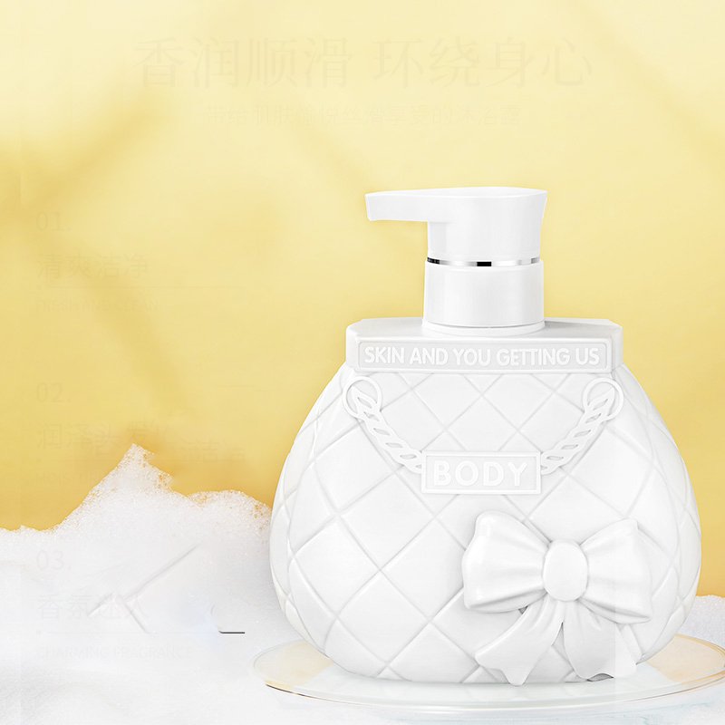 OEM LUOFMISS private label organic natural whitening moisturizing skin care smooth tender fragrance last body wash shower