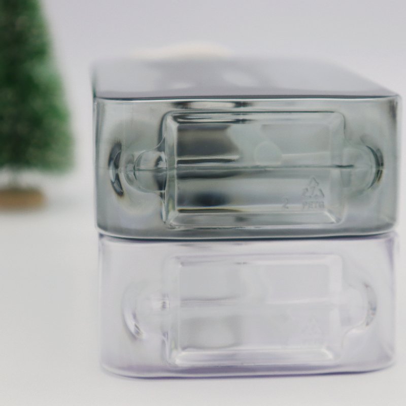 Factory 300ml Eco-friendly PETG Flat Square Shampoo Bottle Packaging Liquid Lotion Pump Container Shower Gel Cosmetic Plastic