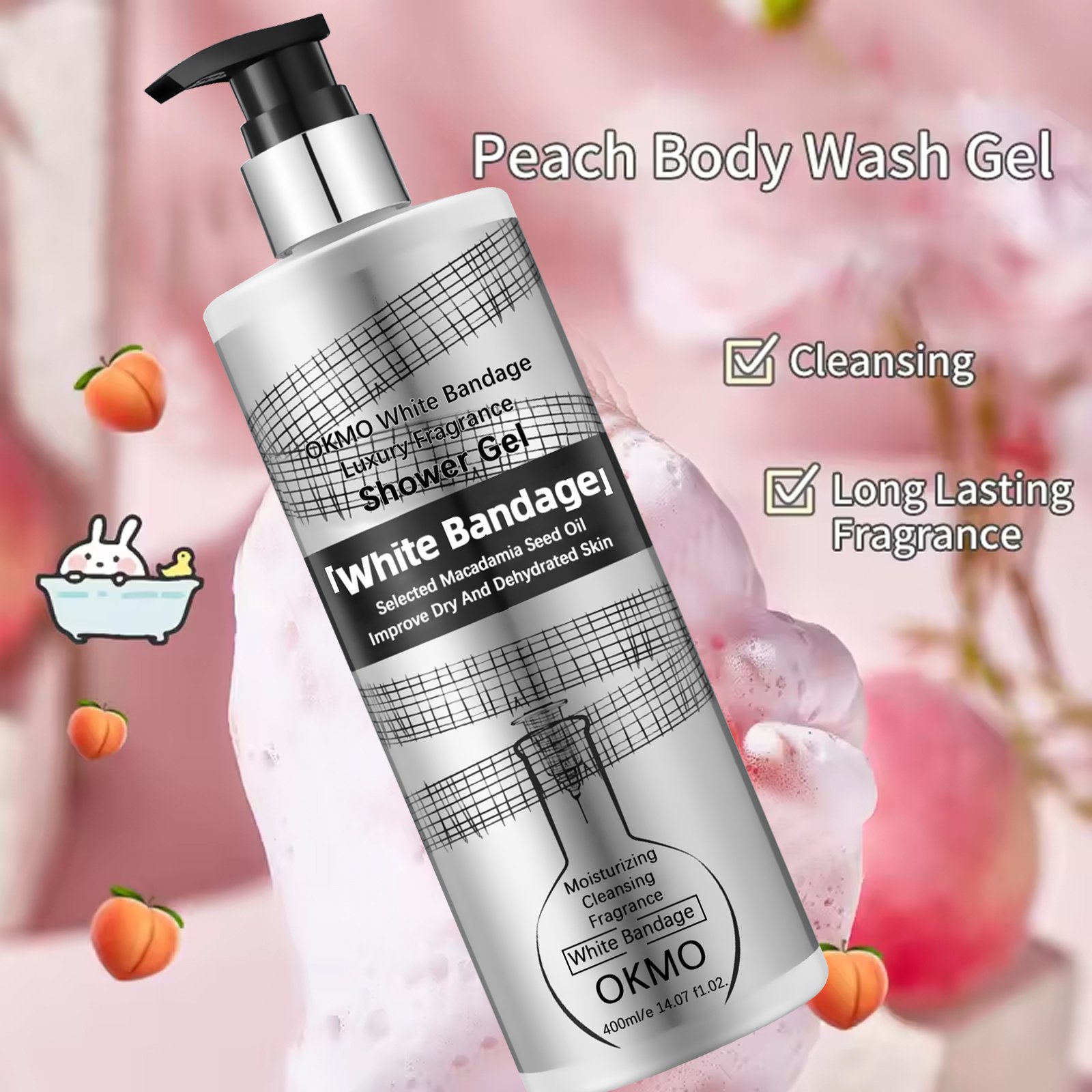 ODM/OEM high quality Deep cleaning moisturizes family Shower Gel perfumed fragrance shower gel