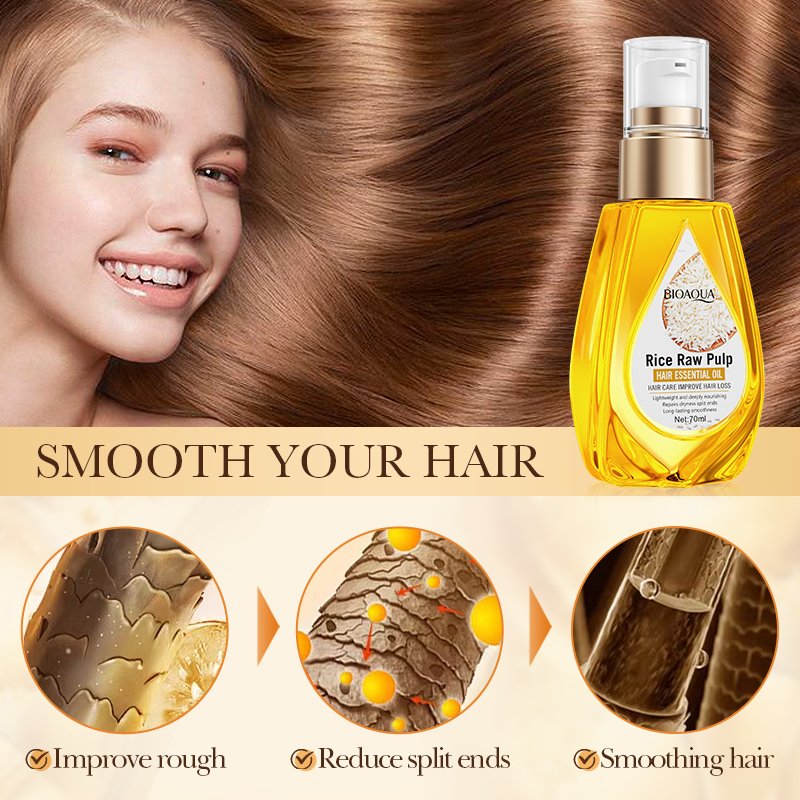 OEM BIOAQUA Organic Natural Rice Hair Shampoo And Conditioner Body Cleaning Skin Care Shower Gel Hair Care Products Bath Sets