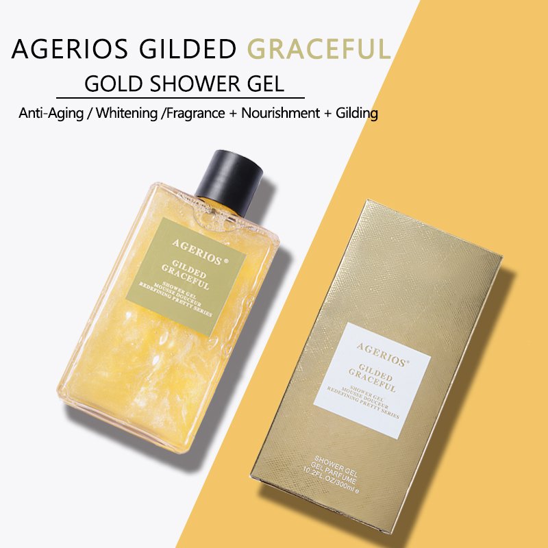 Agerios Organic Rose Oil Argan Oil Anti- Pollution Sulfate Free Hydration and Refreshing Body Wash