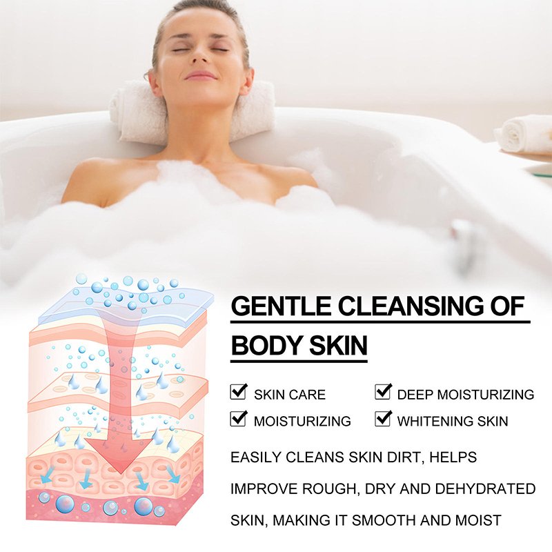 Best Selling Body Care Skin Lightening Body Wash 250Ml Volcanic Mud Whitening Shower Gel For Men And Women All Kind Skin