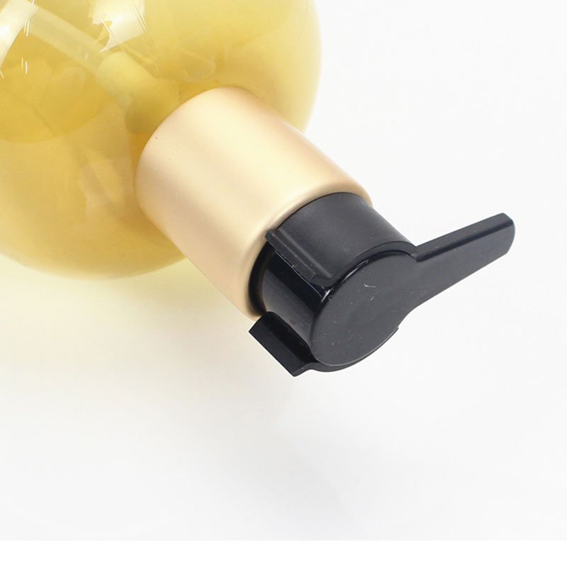 130ML 150ml 200ml 250ml 300ml 350ml 500ml 8 oz Empty Plastic Pet Gold Shampoo and conditioner Bottle with matte gold pump