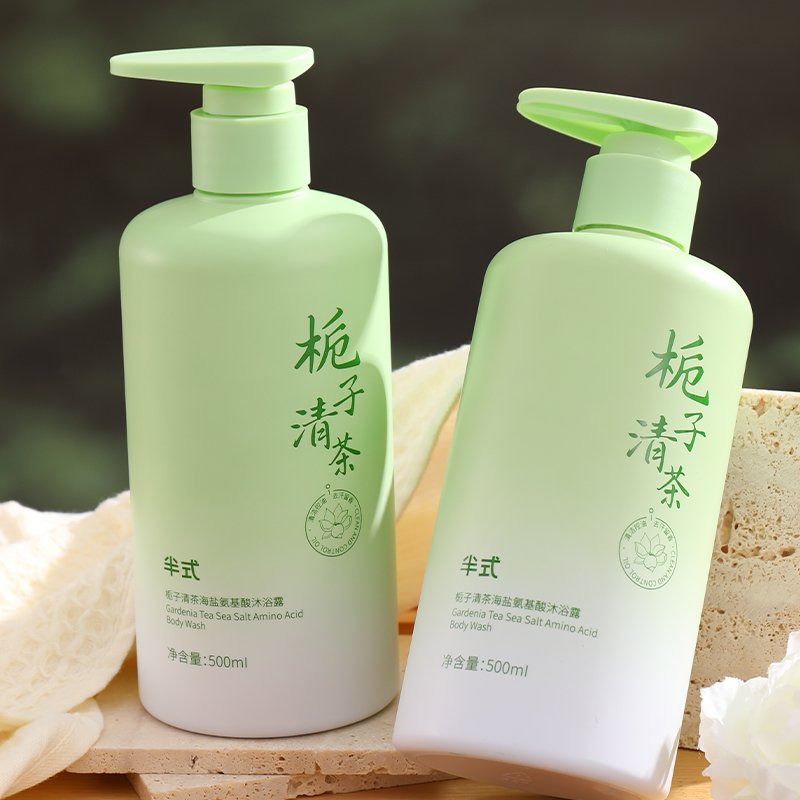 Gardenia Clear Tea Sea Salt Amino Acid Body wash 500ml Home Affordable Pack Cleaning, Moisturizing, Hydrating Shower Gel