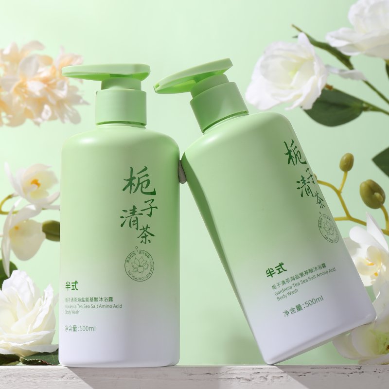 Gardenia Clear Tea Sea Salt Amino Acid Body wash 500ml Home Affordable Pack Cleaning, Moisturizing, Hydrating Shower Gel