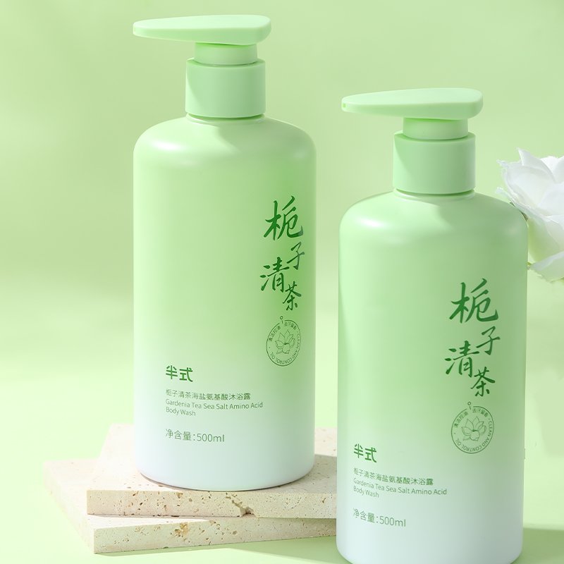 Gardenia Clear Tea Sea Salt Amino Acid Body wash 500ml Home Affordable Pack Cleaning, Moisturizing, Hydrating Shower Gel