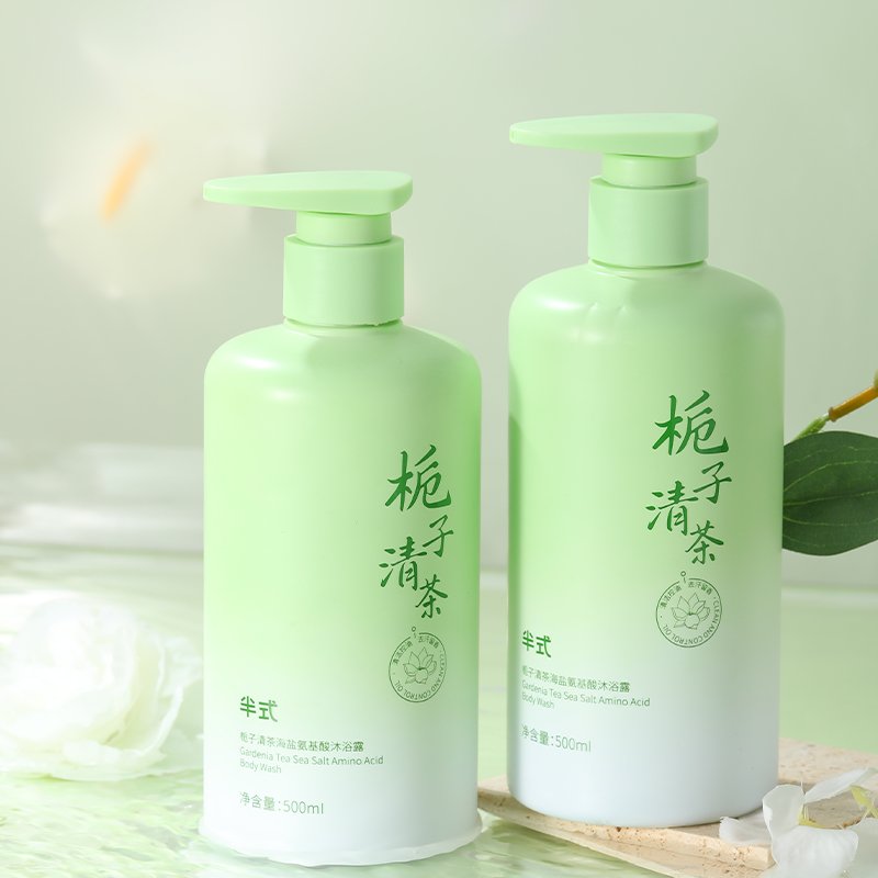 Gardenia Clear Tea Sea Salt Amino Acid Body wash 500ml Home Affordable Pack Cleaning, Moisturizing, Hydrating Shower Gel