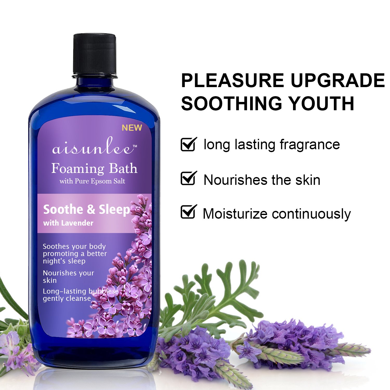 Wholesale Private Label Organic Lavender Body Wash Whitening Lightening Moisturizing Soothing Body Shower Gel