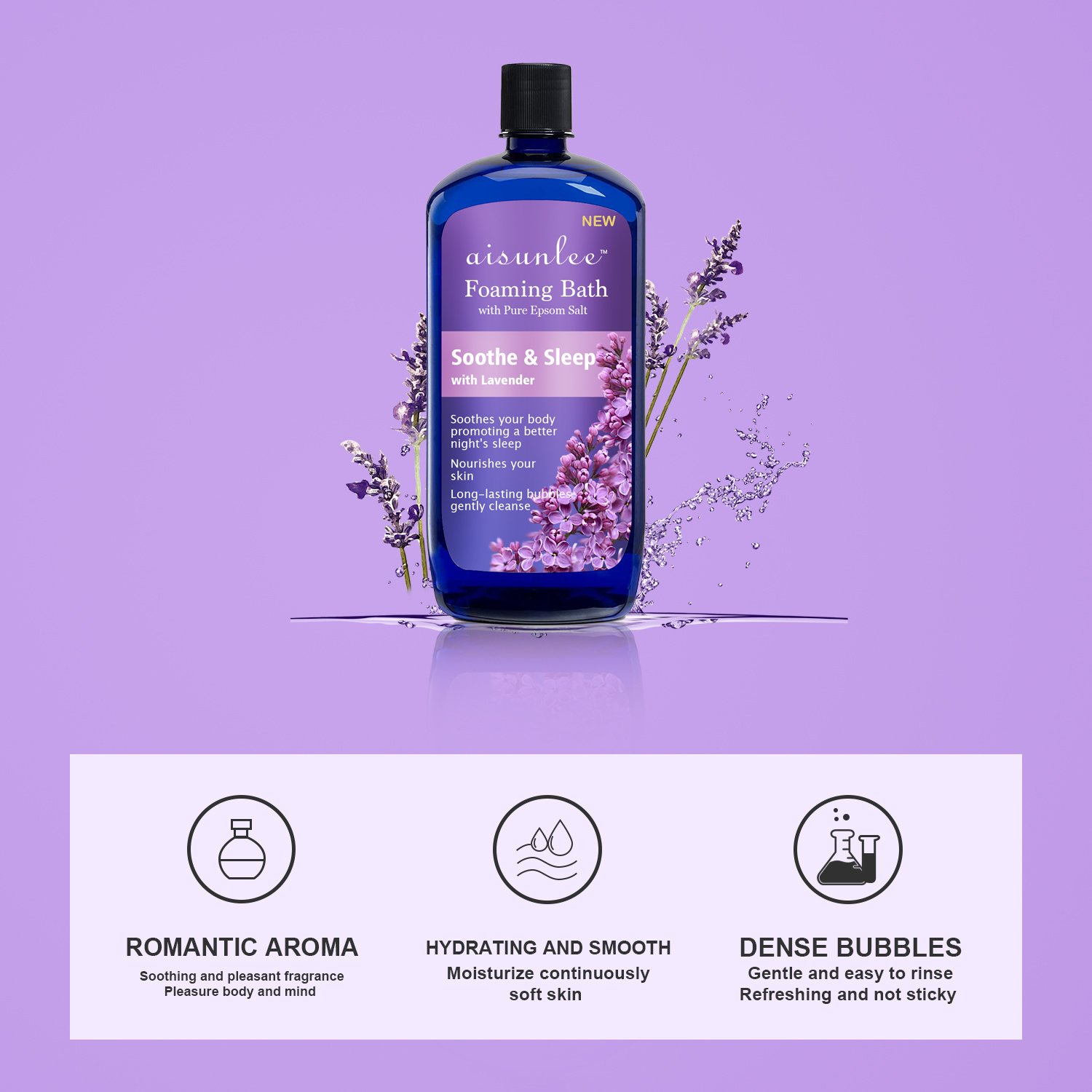Wholesale Private Label Organic Lavender Body Wash Whitening Lightening Moisturizing Soothing Body Shower Gel