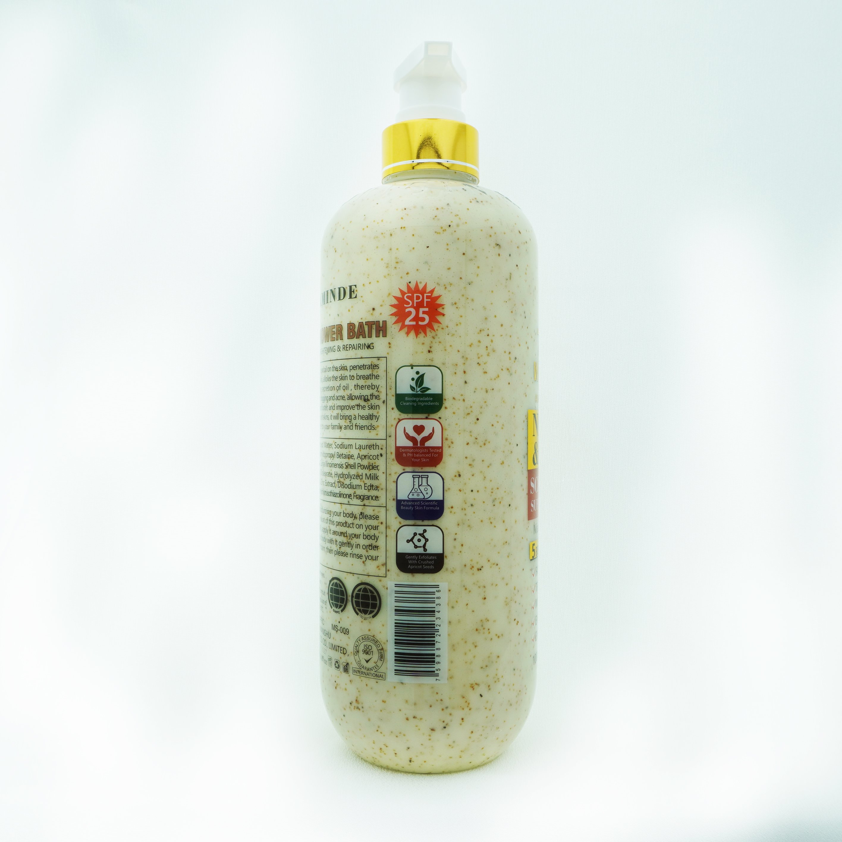 High Quality Private Label Body Wash Scrub 1000ml Shower Gel Hydrating Refresh Exfoliating Whitening Nourishing Skin Care