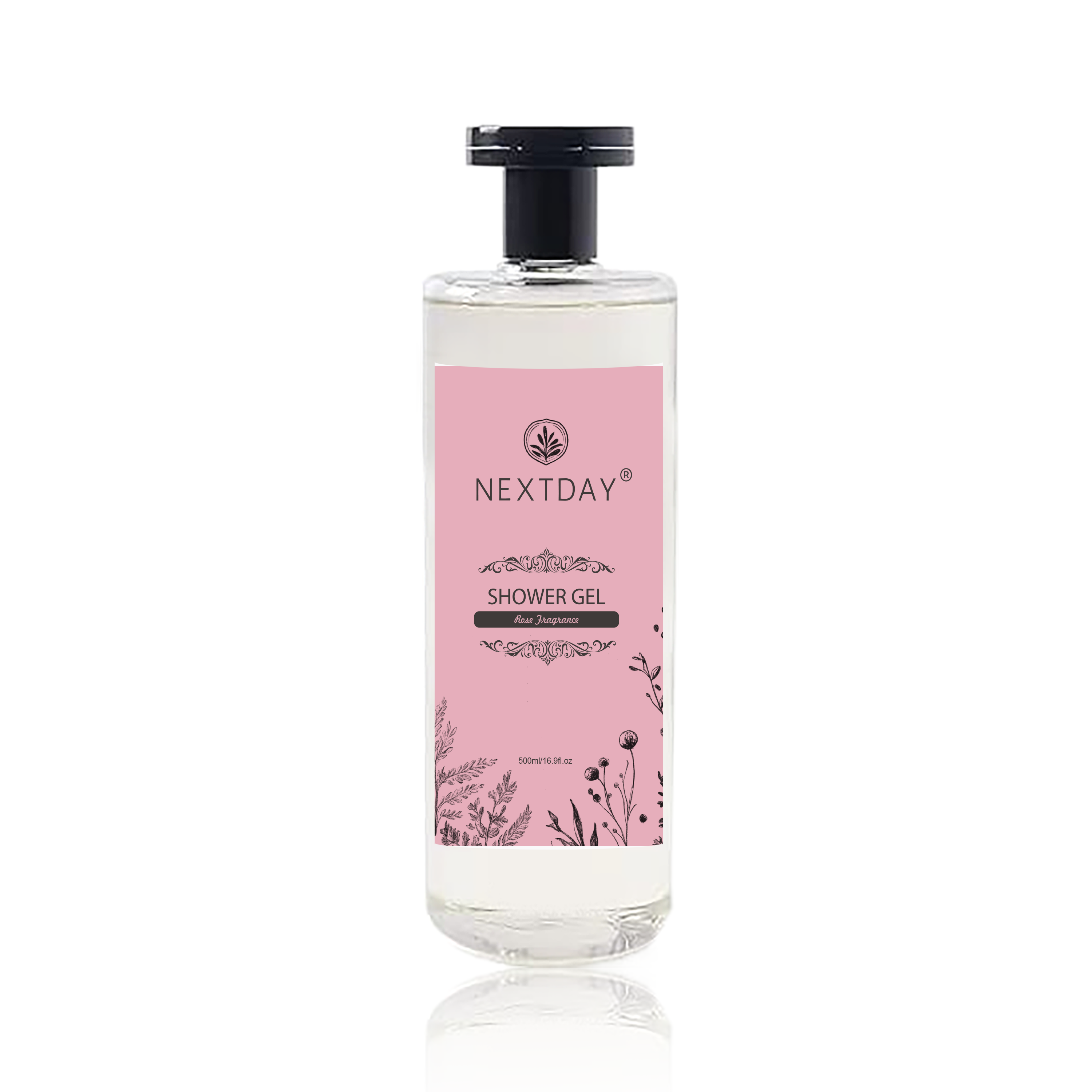WELLNESS Custom Private Label Natural Plant Essential Oil Perfume Body Wash Body Deep Cleaning Lightening Goat Milk Shower Gel
